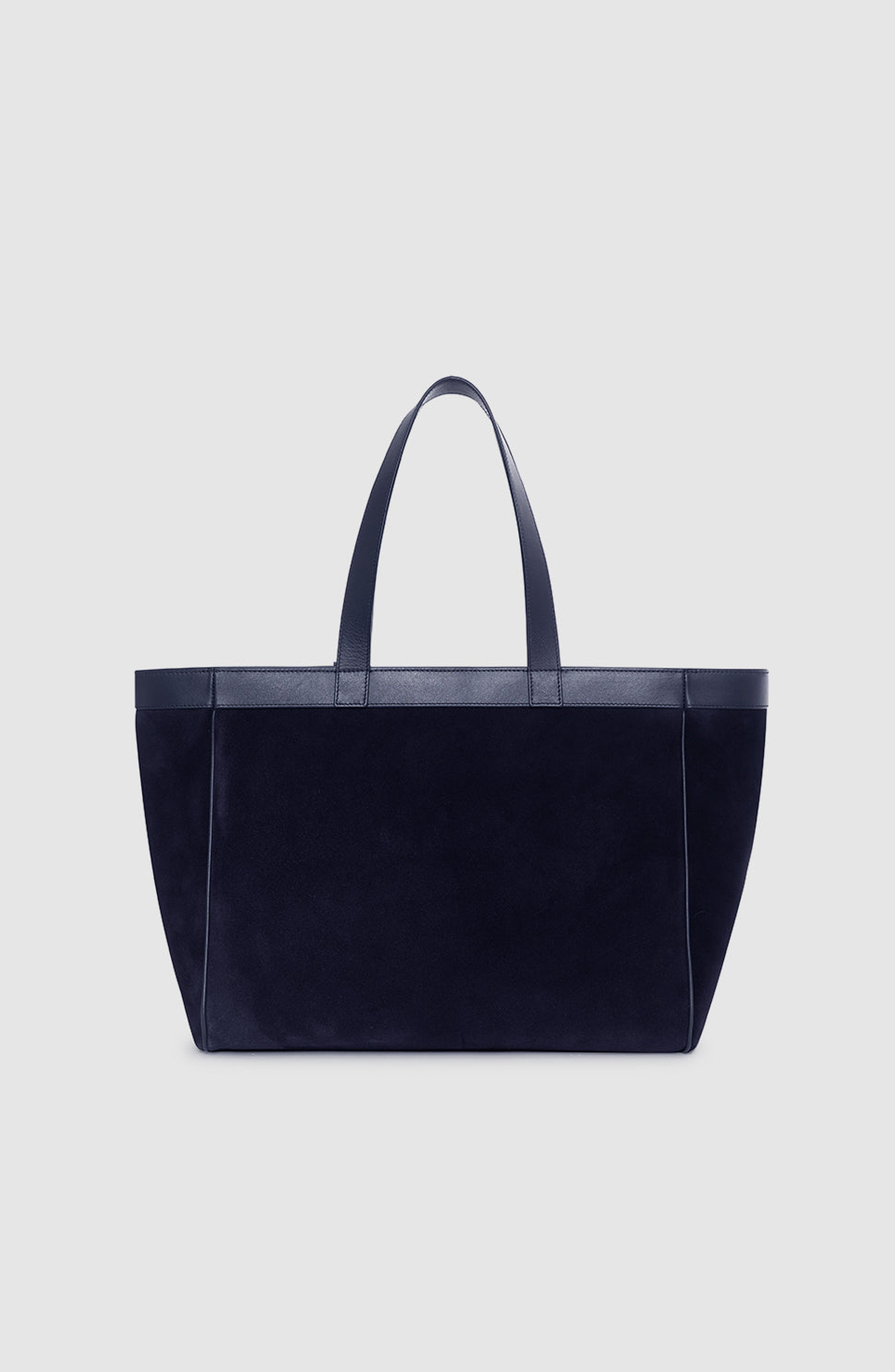 ANINE BING Rio Medium Tote, Alternate, color, Navy Suede