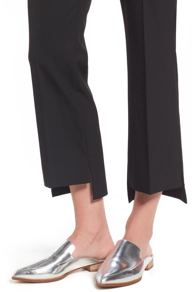 Step Hem Pants, Alternate, color, BLACK
