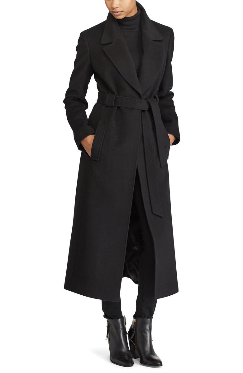 Lauren Ralph Lauren Wrap Overcoat, Main, color, 