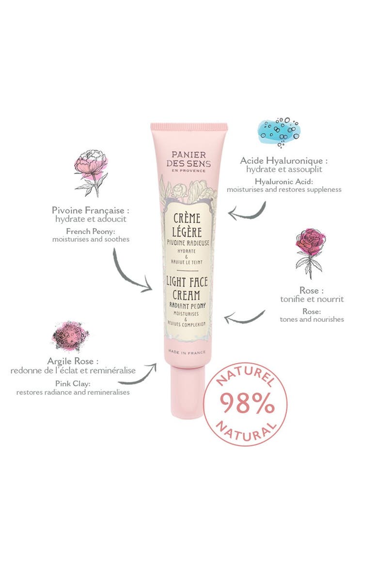 Radiant Peony Light face cream, Alternate, color, Pink