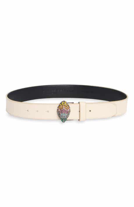 Kurt Geiger London Crystal Eagle Buckle Belt