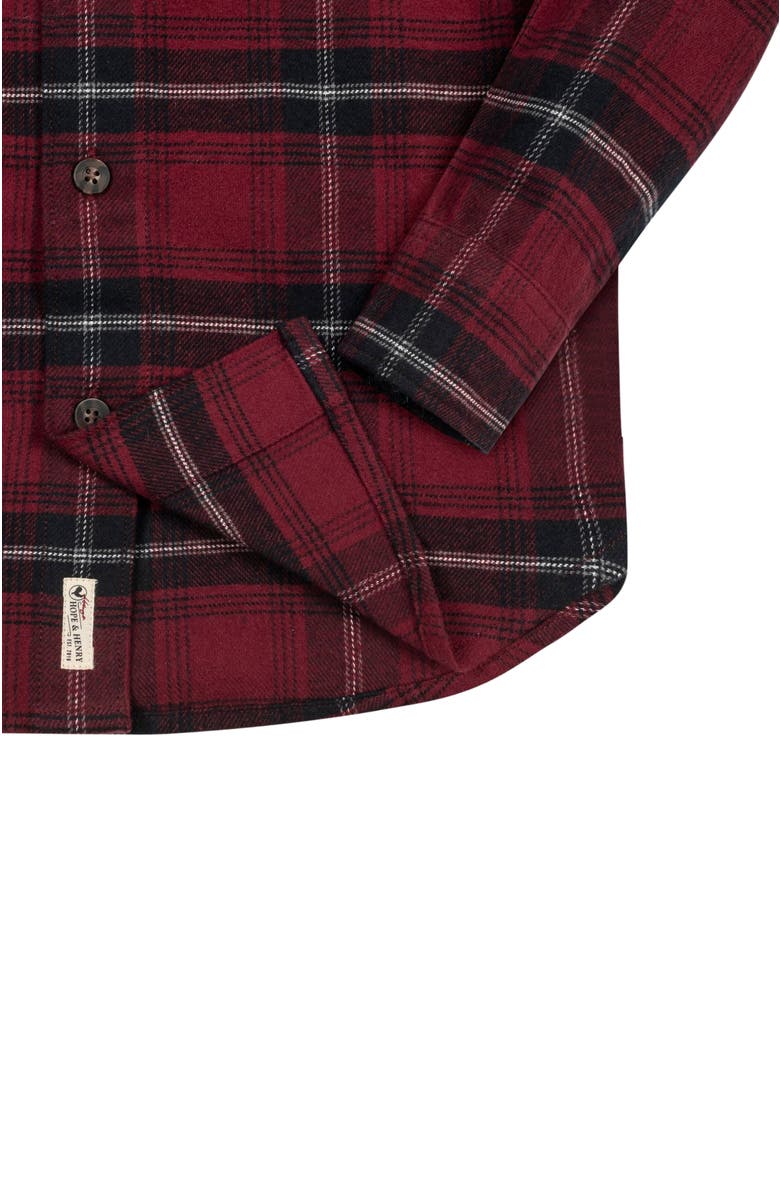 Hope & Henry Baby Boys' Organic Flannel Shirt, Infant, Alternate, color, 