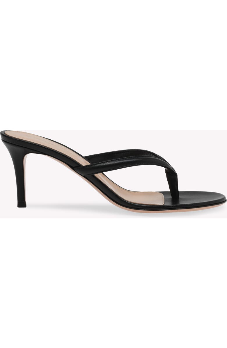 Gianvito Rossi Calypso Sandals, Main, color, Black Nappa