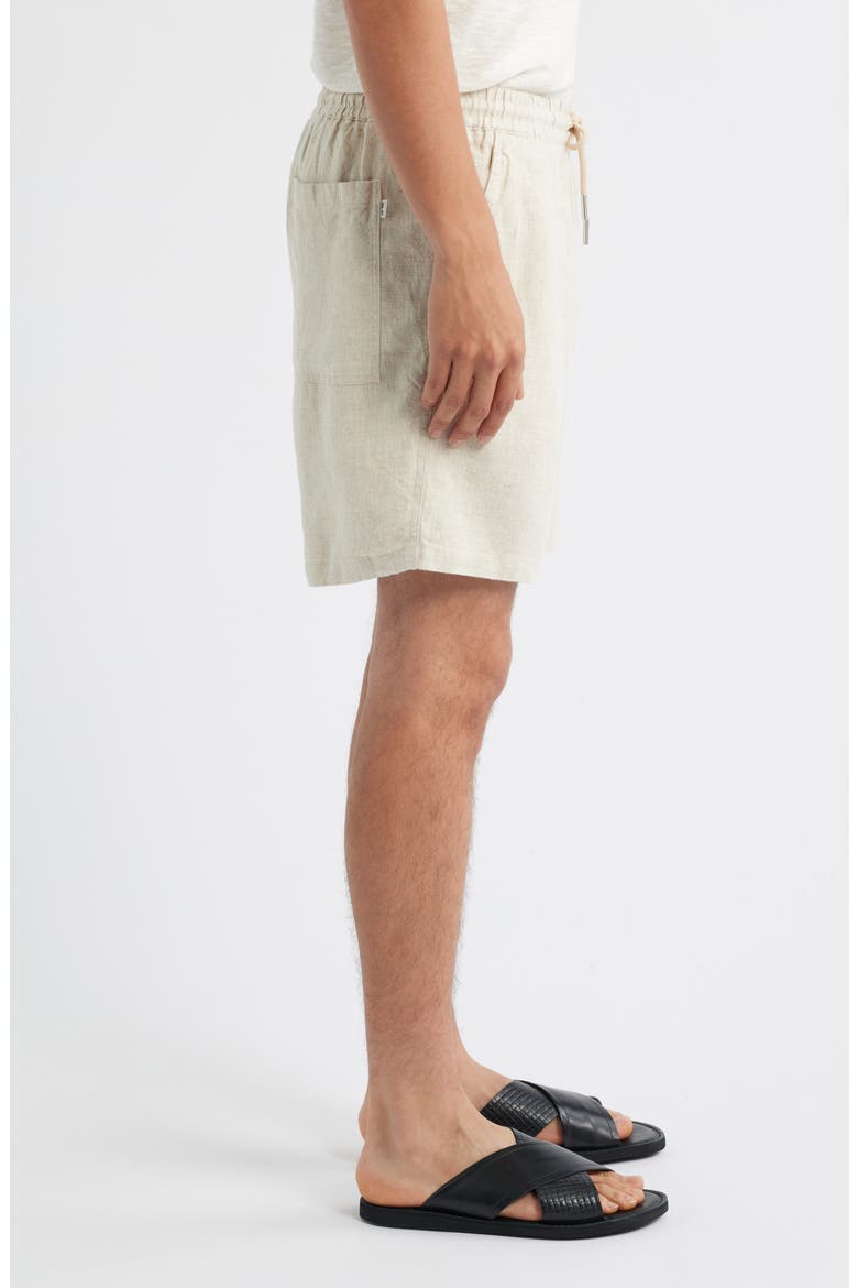 1454 Gregor Linen Drawstring Shorts, Alternate, color, OAT