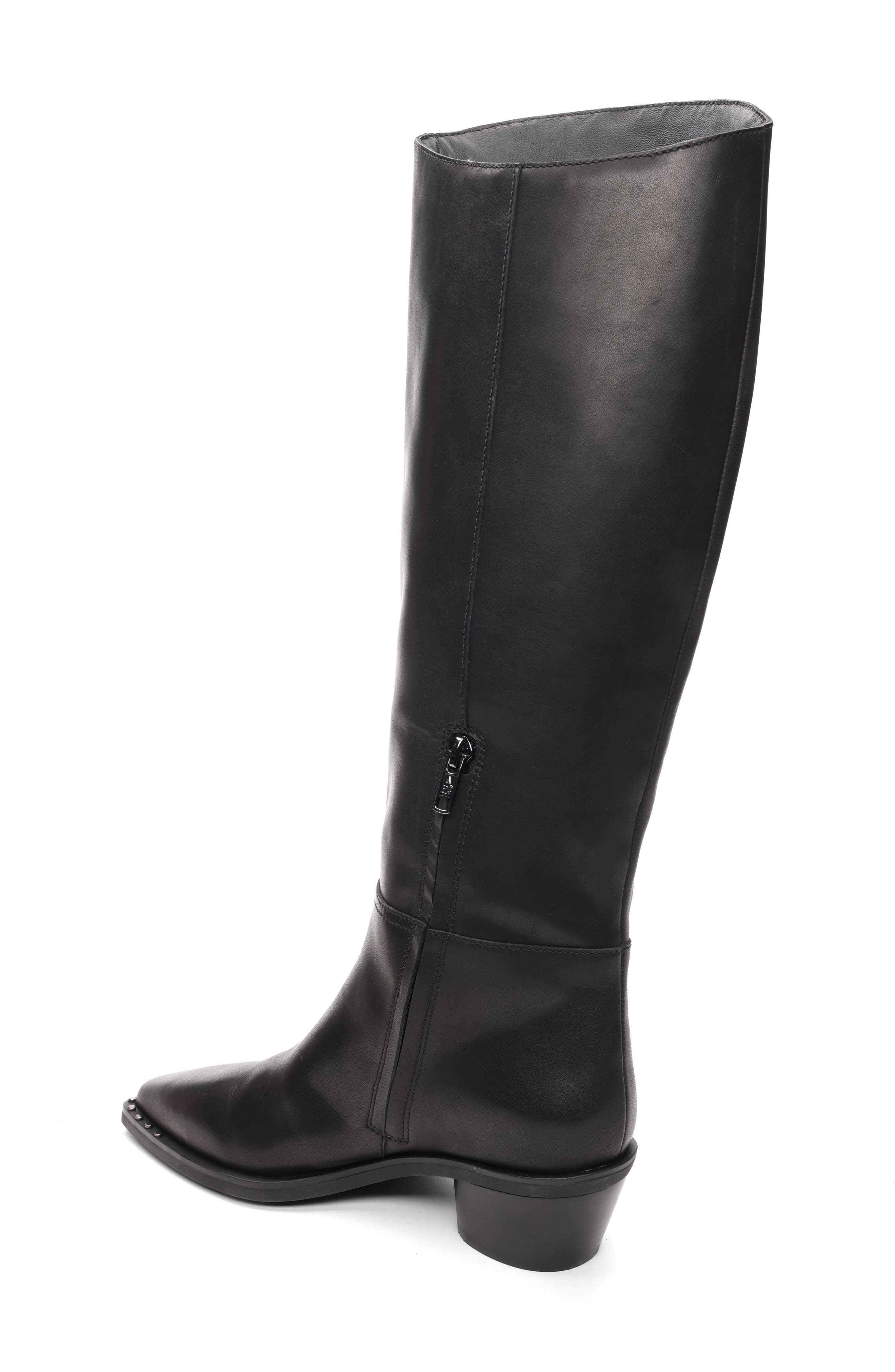 Ash Harpo Knee High Boot, Alternate, color, Black