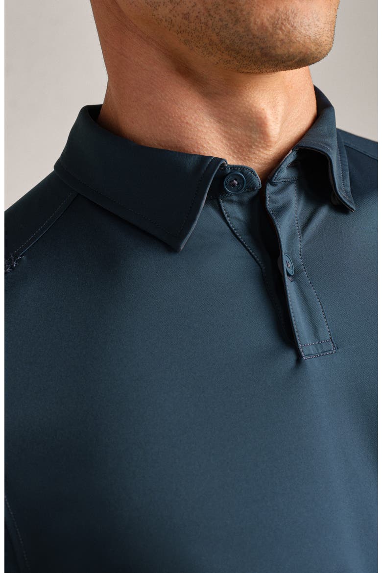 Commuter Polo, Alternate, color, DEEP SEA BLUE OXFORD