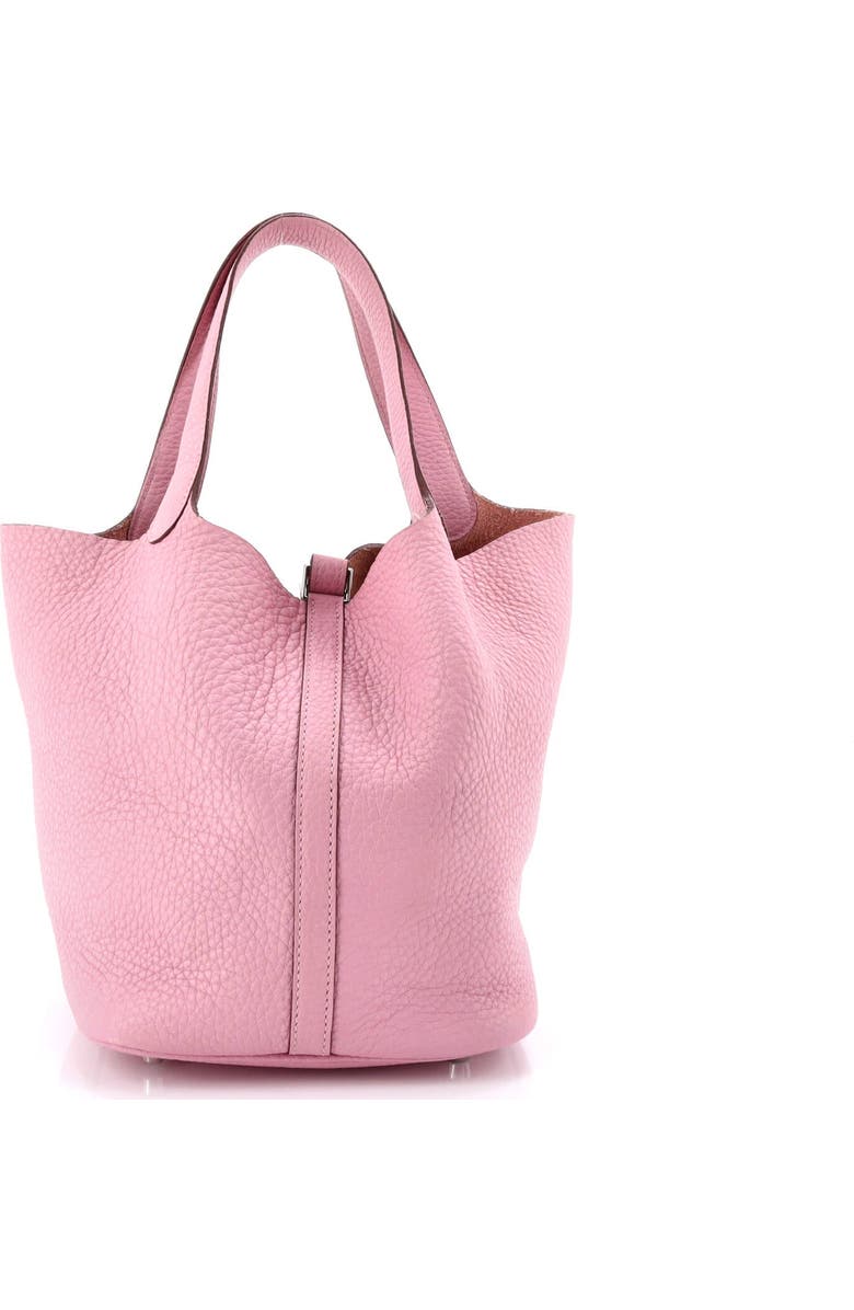 Pre-Owned Hermes Picotin Lock Bag Clemence MM, Alternate, color, Mauve Sylvestre