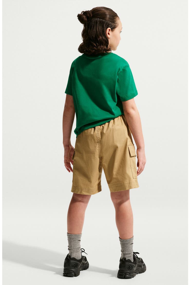 Kids' Sportswear Pocket T-Shirt, Alternate, color, MALACHITE/ WHITE
