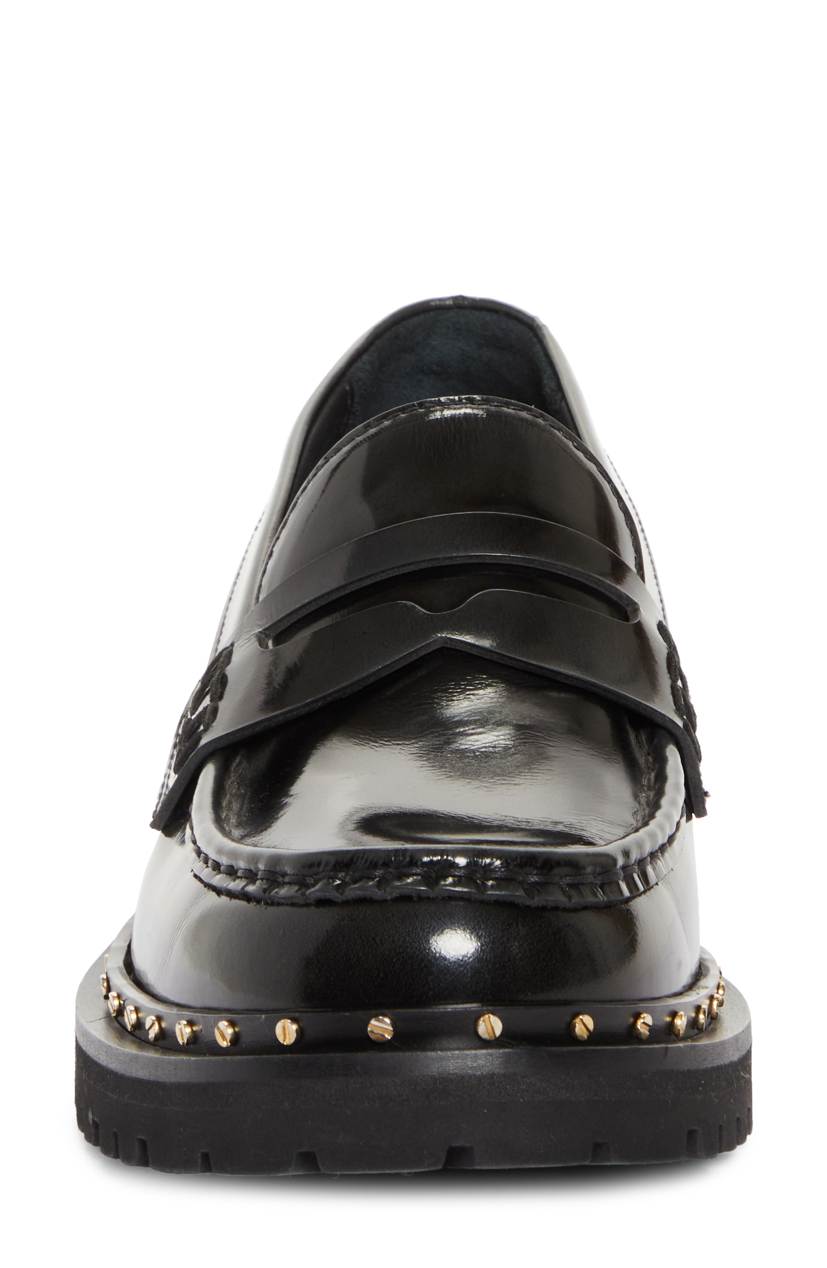 Golden Goose Chunky Penny Loafer, Alternate, color, Black