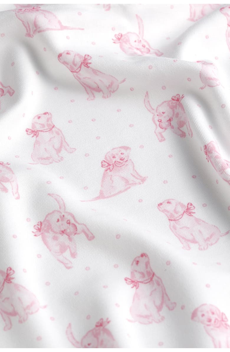 Nellapima Pink Puppy Love Print Blanket - Baby, Alternate, color, Pink