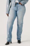 Levi's 501® Curve Embellished High Waist Straight Leg Jeans