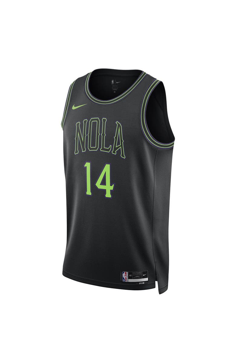 Nike Unisex Nike Brandon Ingram Black New Orleans Pelicans 2023/24 Swingman Jersey - City Edition, Alternate, color,
