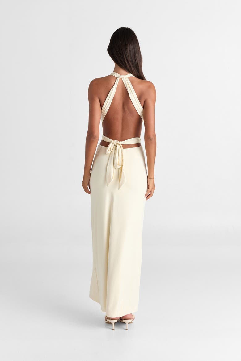 Mira Maxi Dress, Alternate, color, Butter