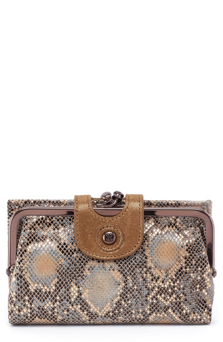 HOBO 'Alice' Leather Wallet, Main, color, 
