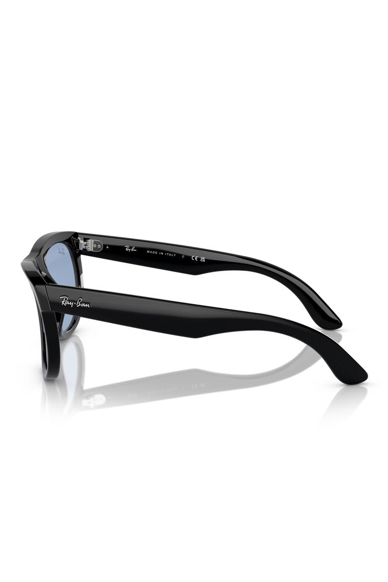 Wayfarer Reverse 50mm Square Sunglasses, Alternate, color, LIGHT BLUE
