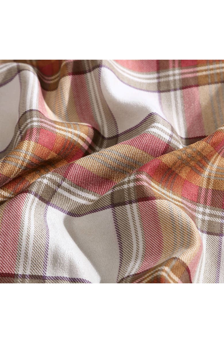 Eddie Bauer Edgewood Plaid Reversible Comforter & Sham Set, Alternate, color, Red