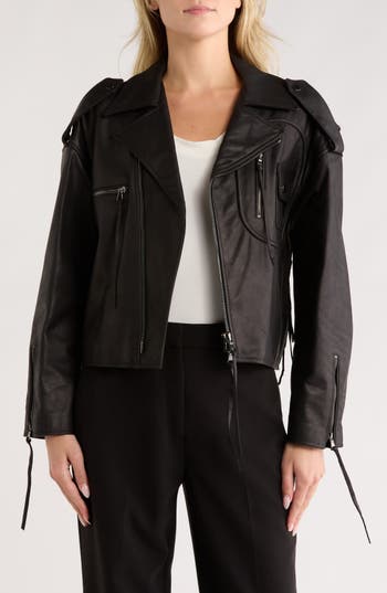 Twp My First Ex-husband Leather Jacket In Black