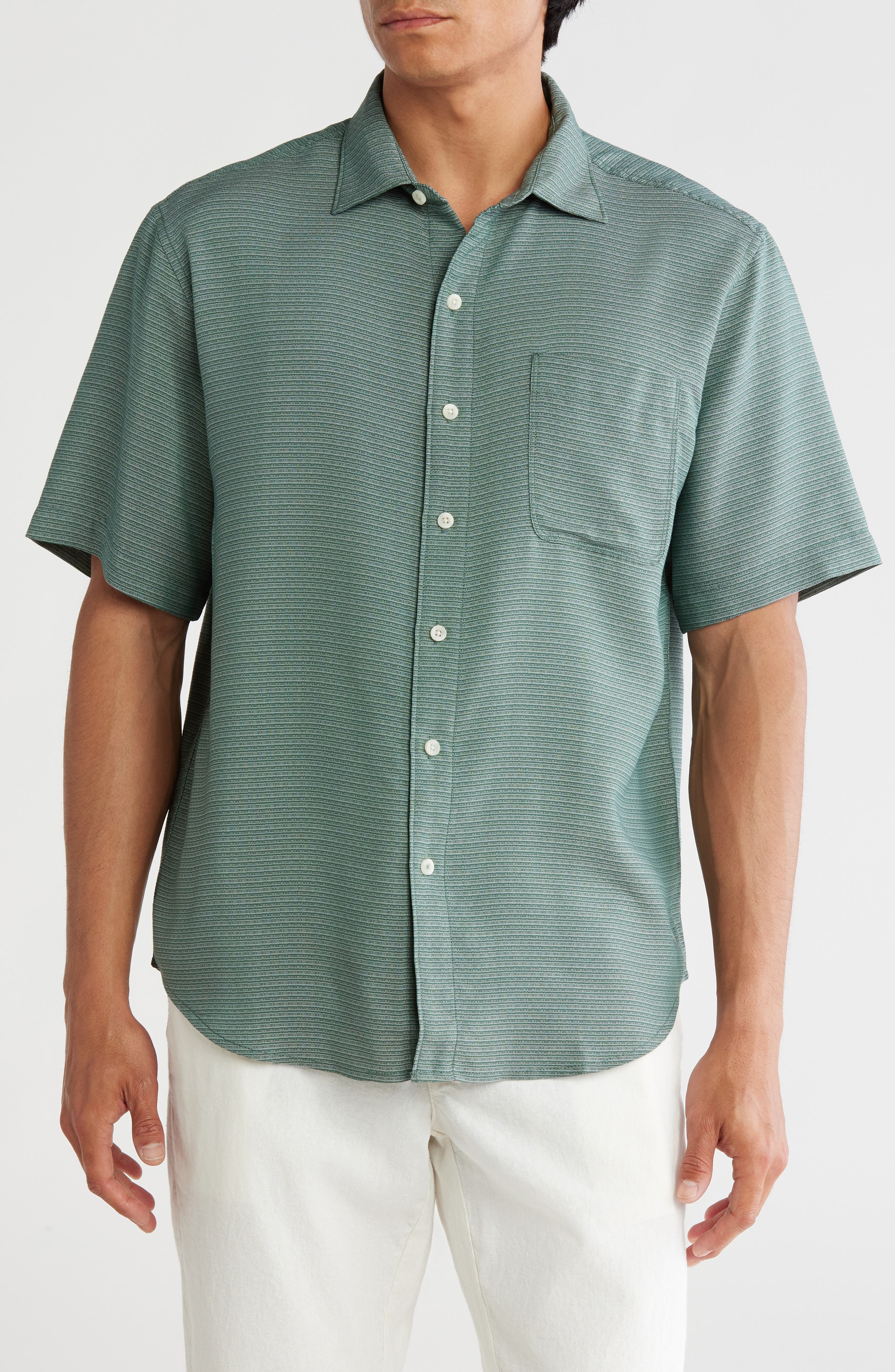 Tommy Bahama Grand View Short Sleeve Button-Up Shirt