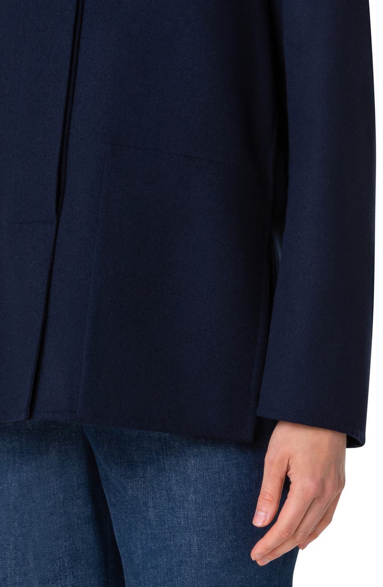 Akris Double Face Virgin Wool Jacket, Alternate, color,