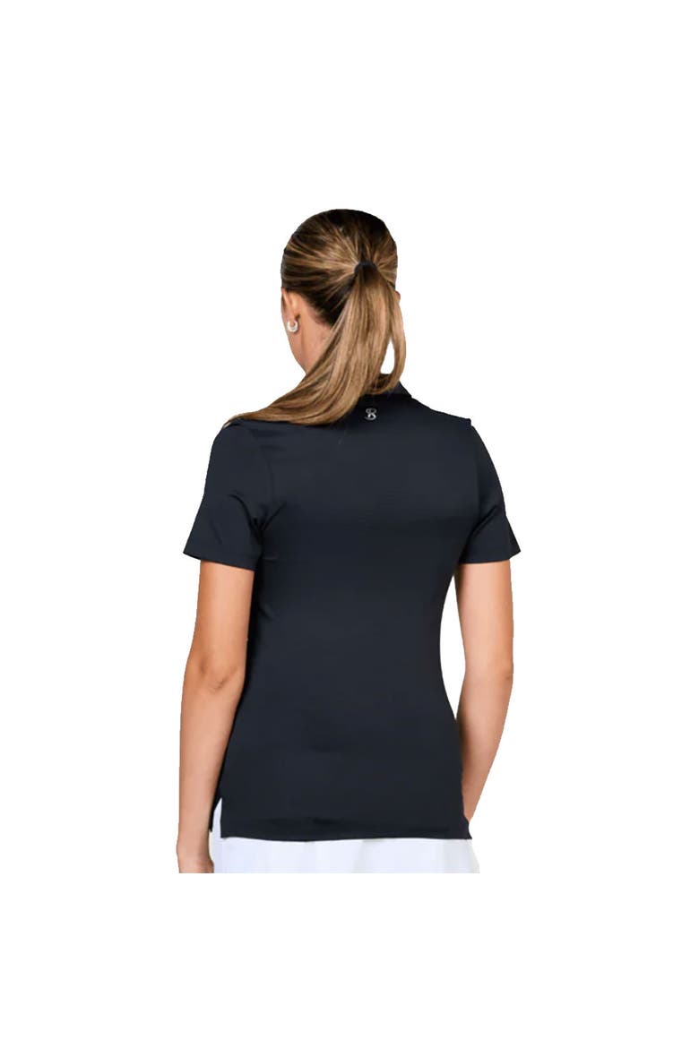 Golf Colors Womens Short Sleeve Golf Polo, Alternate, color, Black