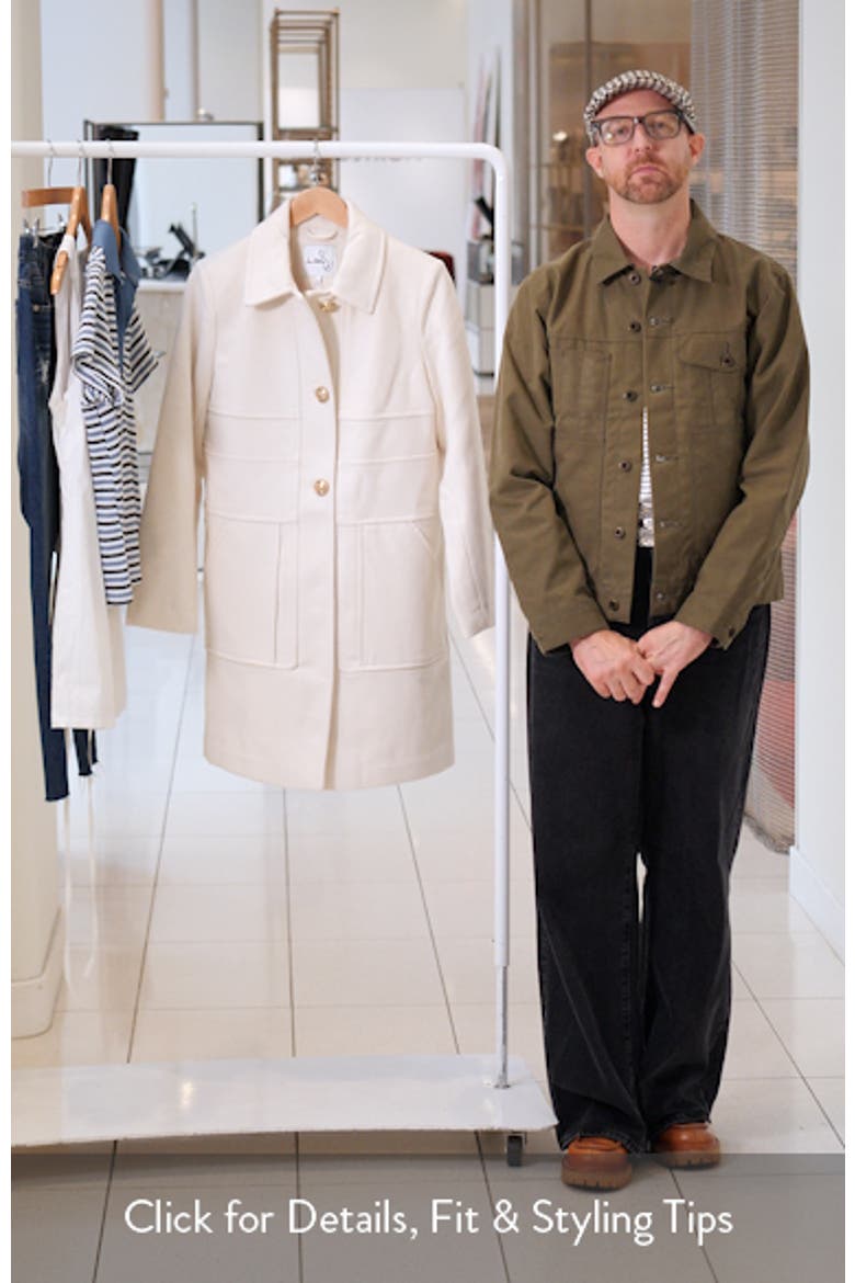 Inset Waist Coat (Women) | Nordstrom
