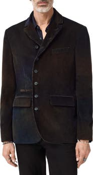 John Varvatos Baylor Cotton Corduroy High Button Blazer