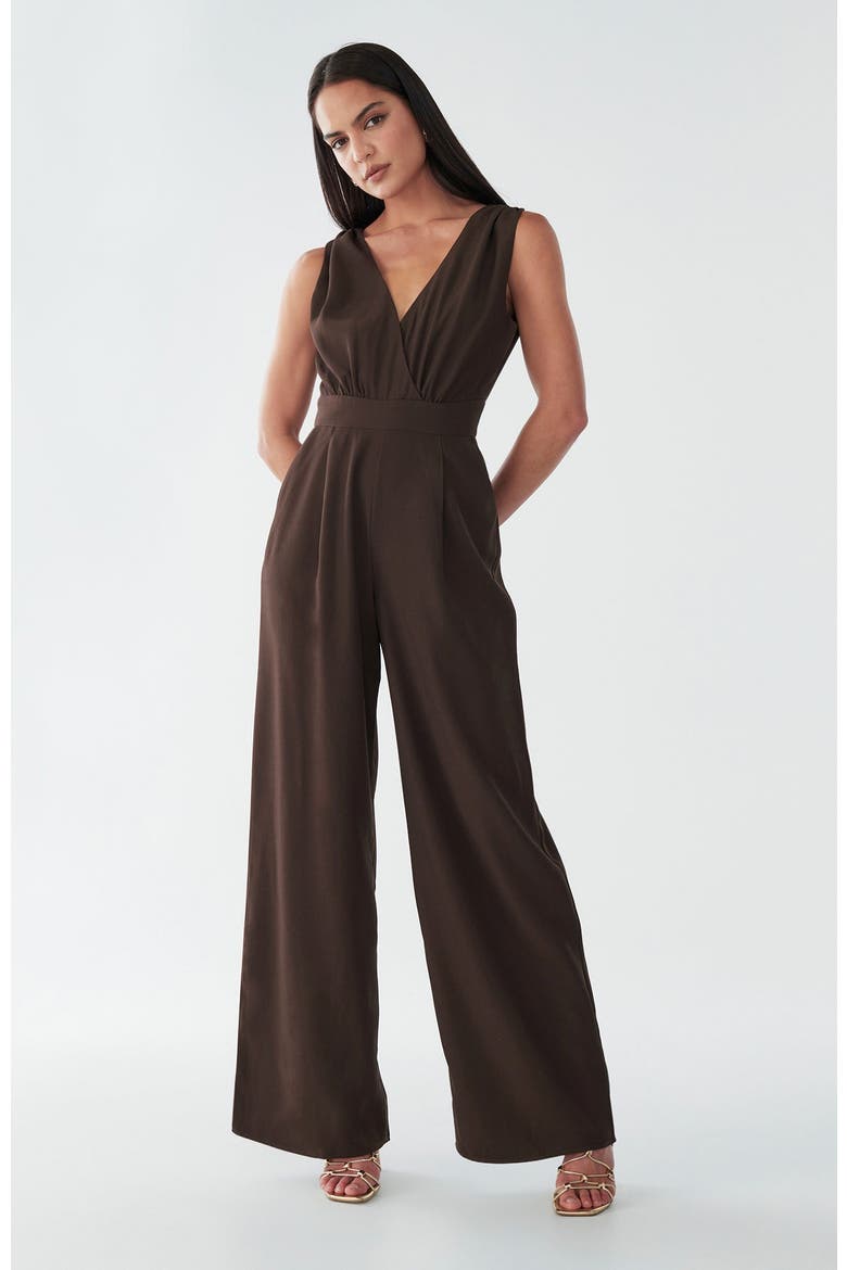Parker Jumpsuit, Alternate, color, Chocolate