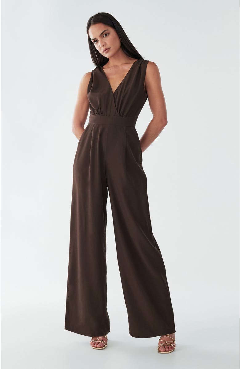 BWLDR Parker Jumpsuit, Alternate, color, Chocolate