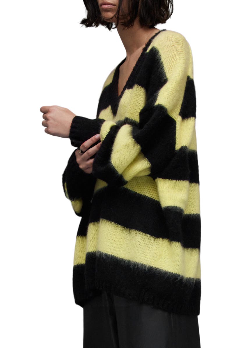 AllSaints Women's Lou V-Neck Sweater, Alternate, color,