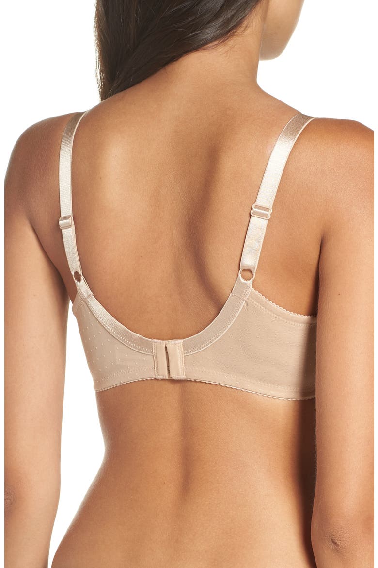 Retro Chic Full Figure Underwire Bra, Alternate, color, TOAST