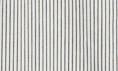 Drake's Stripe Chore Coat In Gray