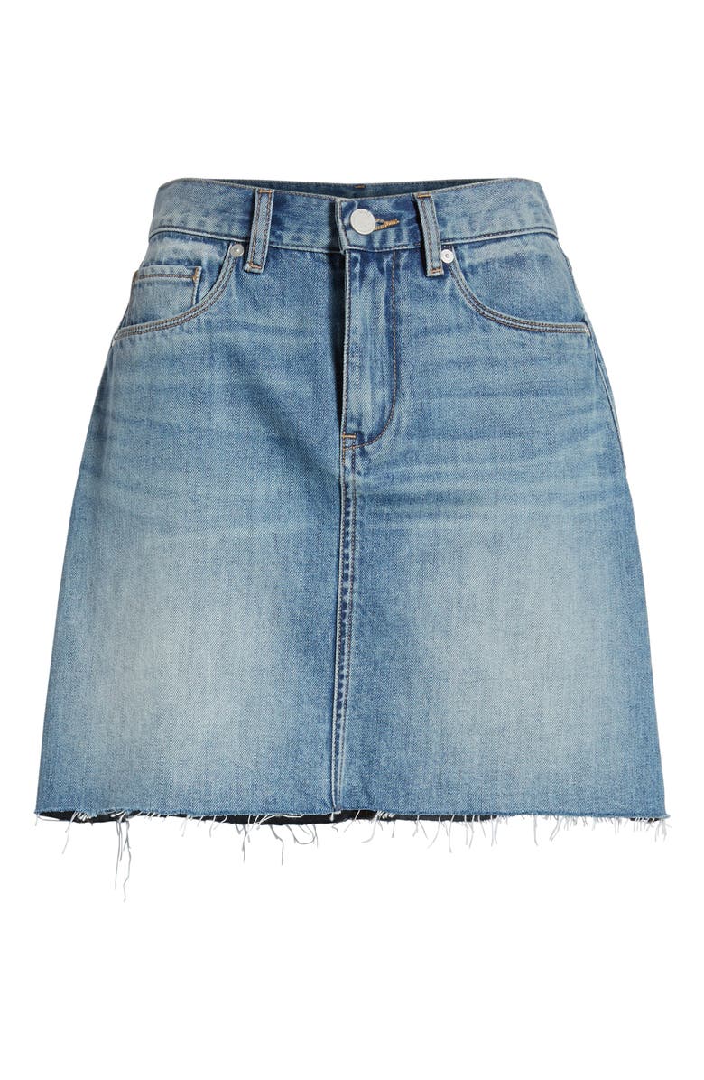 BLANKNYC Raw Hem Denim Skirt, Alternate, color,