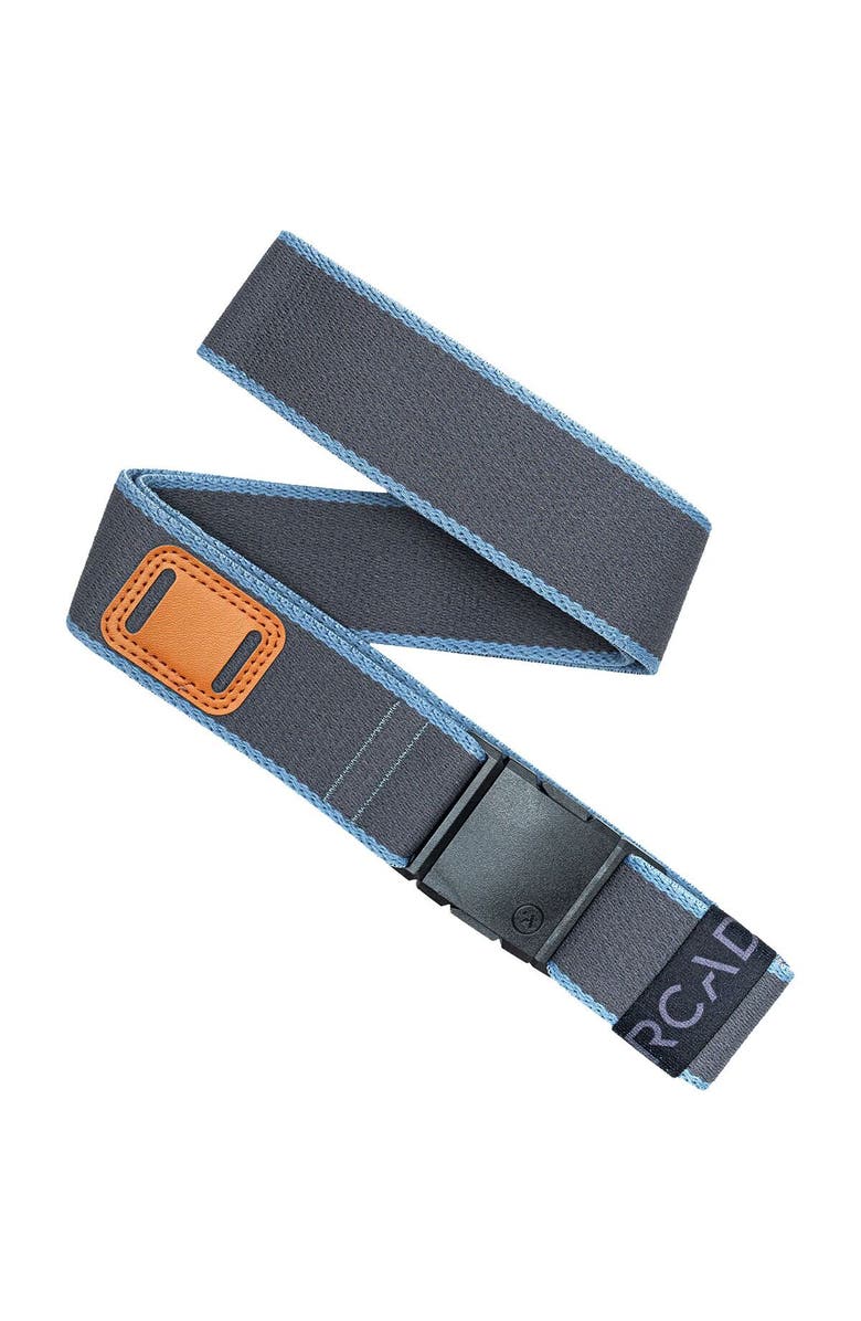 ARCADE Blackwood Slim Belt, Main, color, Charcoal/Blush