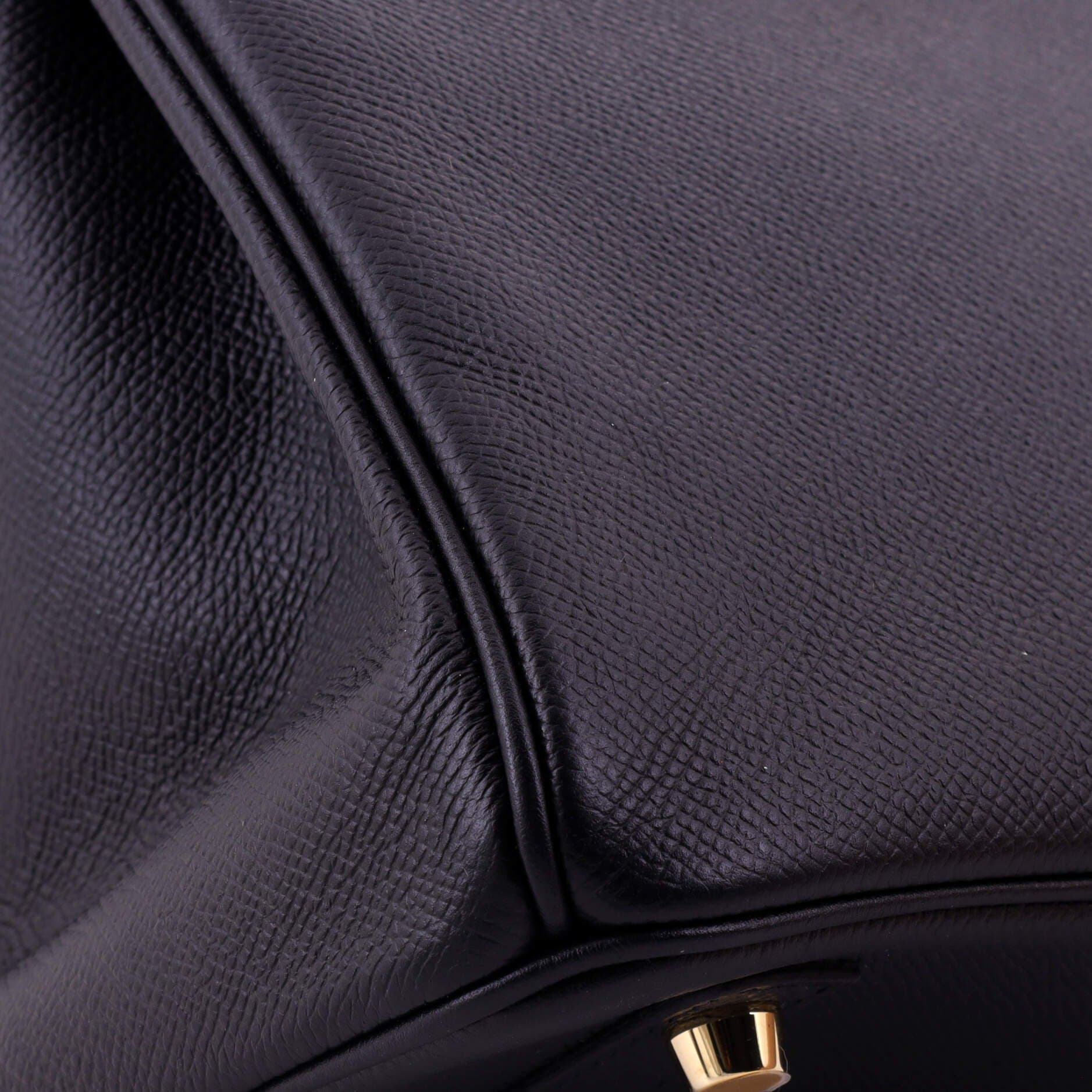 Birkin Handbag Black Epsom with Gold Hardware 30, Alternate, color, Black