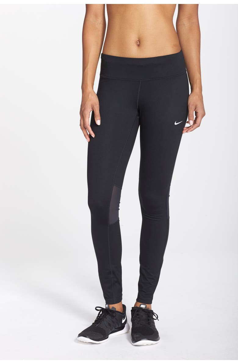 Nike 'Epic Run' Mesh Insert Dri-FIT Tights, Alternate, color, 