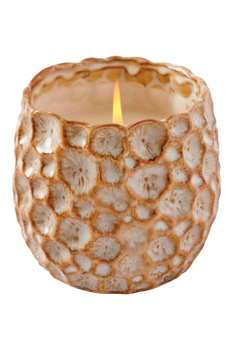 Small Honeycomb Scented Candle, Alternate, color, TONKA AND TOBACCO LEAF