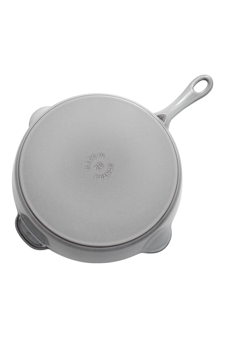 11-Inch Enameled Cast Iron Traditional Deep Skillet, Alternate, color, GRAPHITE GREY