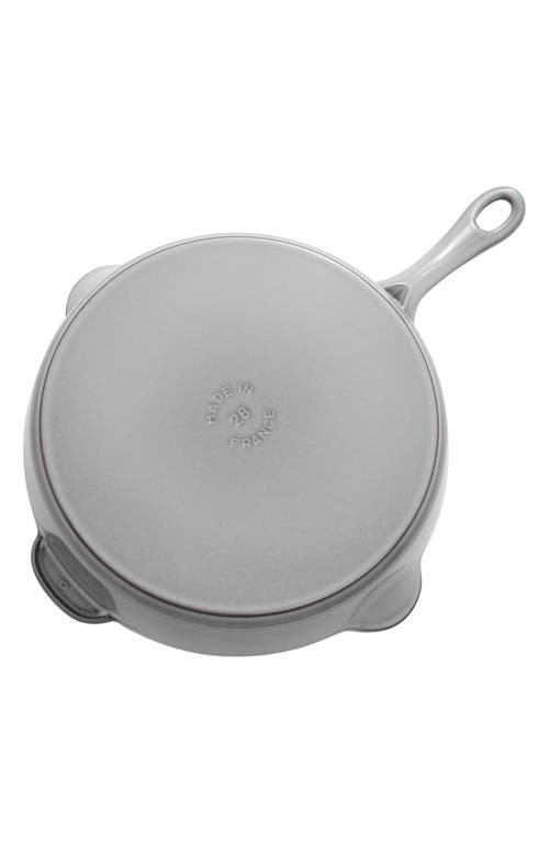 Staub 11-inch Enameled Cast Iron Traditional Deep Skillet In Black