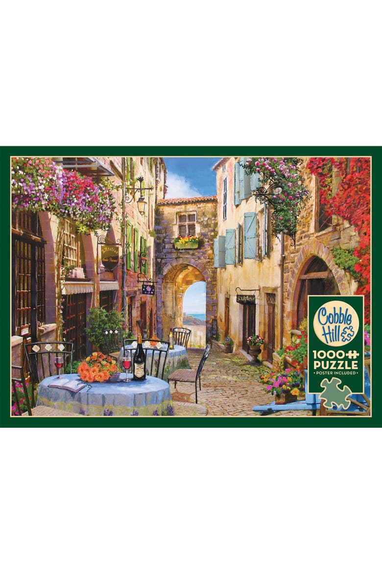 French Village1000 Piece Puzzle, Alternate, color, Multicolored