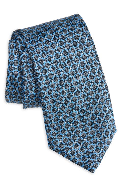 Medallion Silk Jacquard Tie