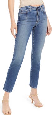 AG Mari Darted Slim Straight Leg Jeans