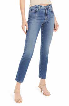 AG Mari Darted Slim Straight Leg Jeans