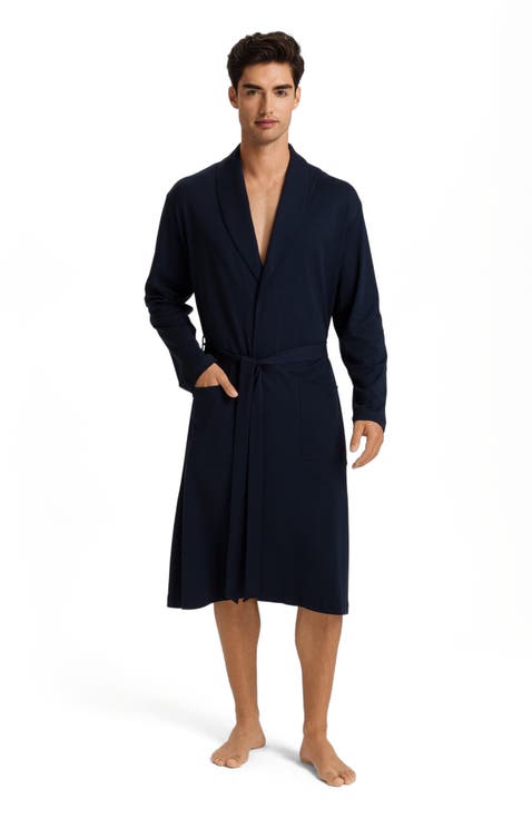 Night And Day Shawl Collar Cotton Robe