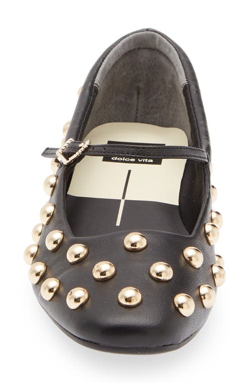 Dolce Vita Alissa Studded Flat In Black