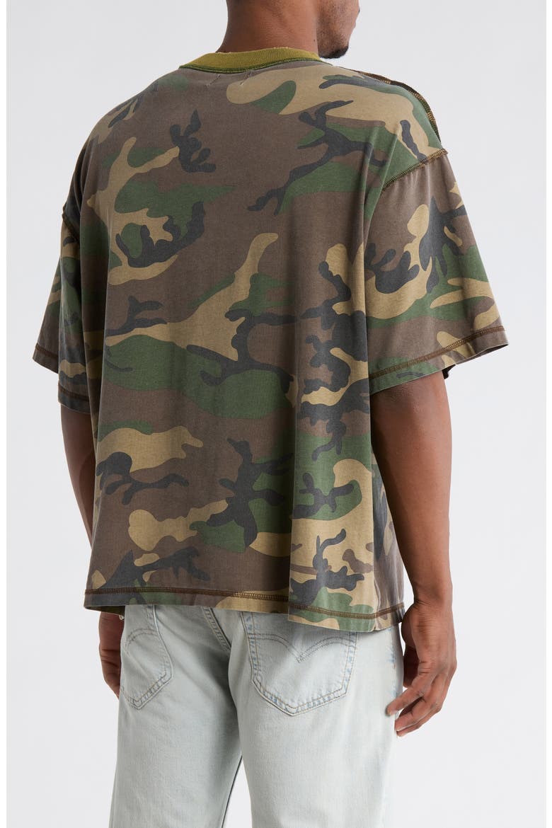 Eagle Camo Cotton Graphic T-Shirt, Alternate, color, CAMO