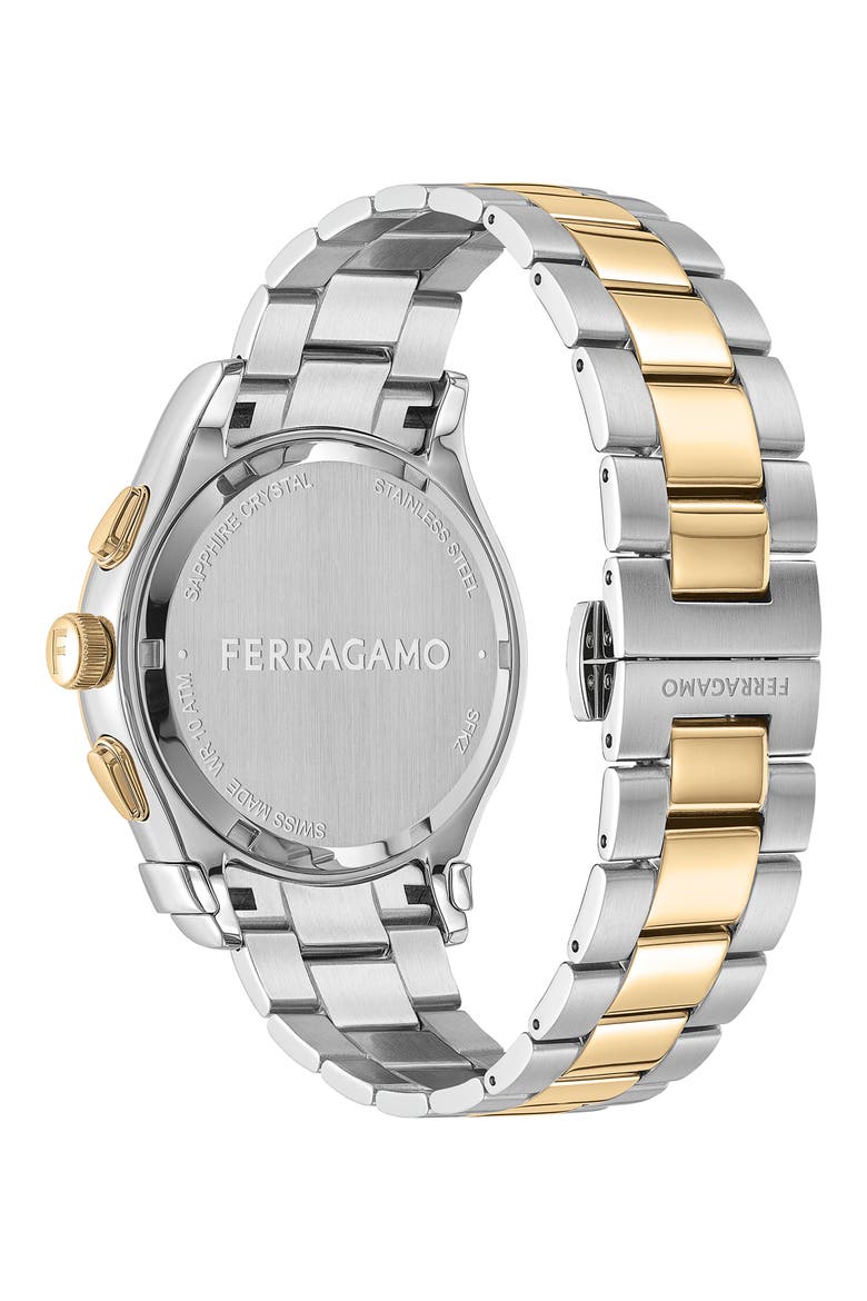 1927 Chronograph Bracelet Watch, 42mm, Alternate, color, TWO TONE