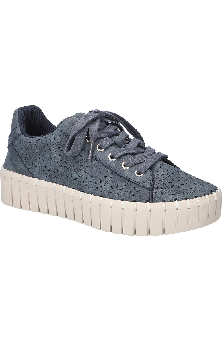 EASY STREET Retta Platform Sneaker, Main, color, Navy
