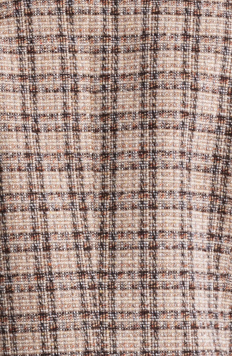 BOSS Janka Double Breasted Plaid Blazer, Alternate, color,