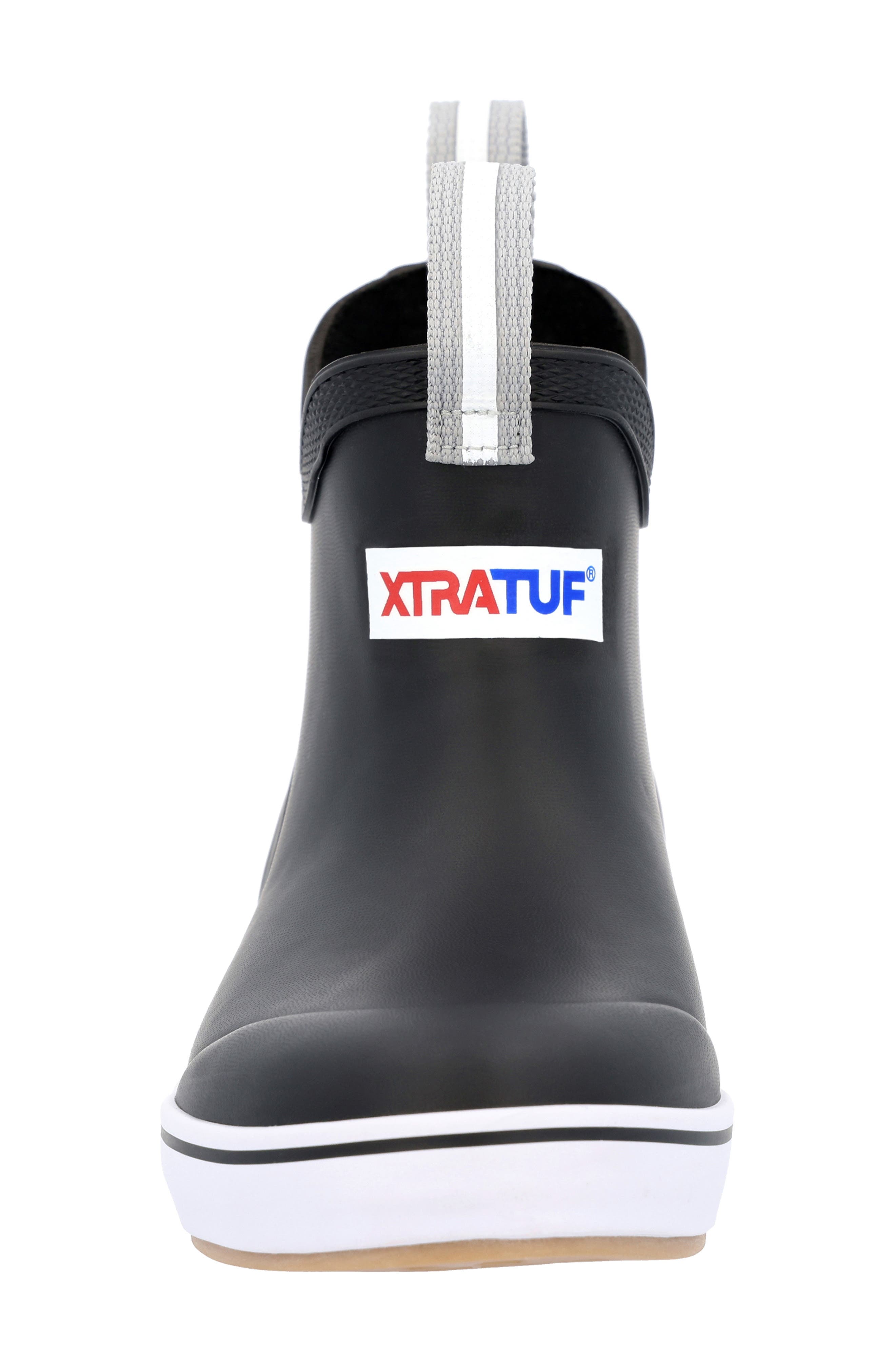 XTRATUF Kids' Ankle Deck Boot, Alternate, color, Black