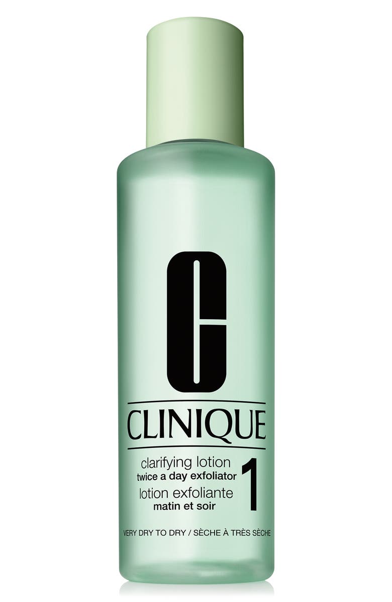 Clinique Clarifying Face Lotion Toner, Main, color, 1 Very Dry To Dry